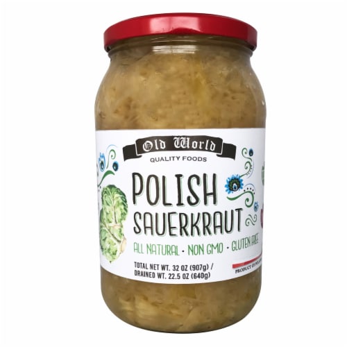 Old World Polish Sauerkraut Perspective: front