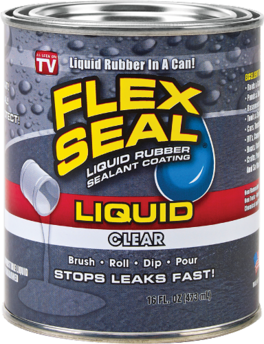 Flex Seal Liquid Rubber Sealant Coating - Clear, 16 fl oz - Food 4 Less