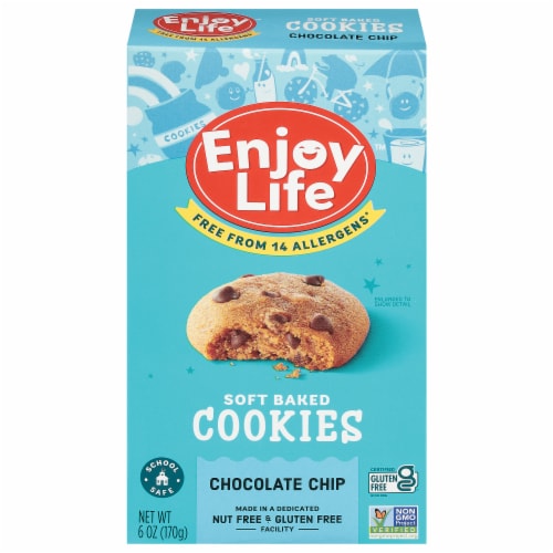 Enjoy Life™ Gluten-Free Chocolate Chip Soft Baked Cookies Perspective: front