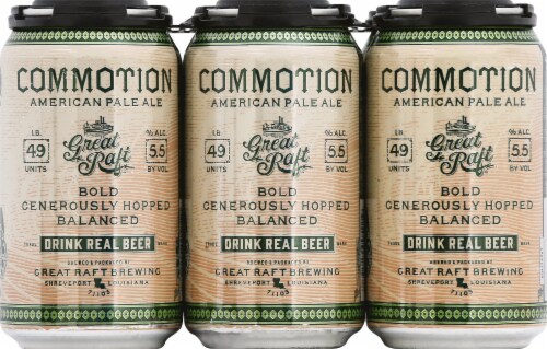 Great Raft Brewing Commotion American Pale Ale Perspective: front