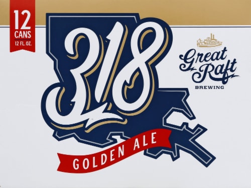 Great Raft Brewing 318 Golden Ale Perspective: front