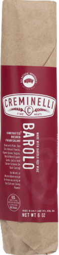 Creminelli Fine Meats Barolo Italian Salami Perspective: front