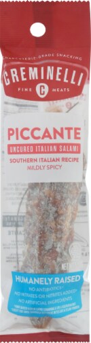 Creminelli Fine Meats® Piccante Salami Perspective: front