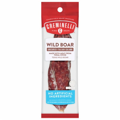 Creminelli Fine Meats® Wild Boar Italian Salami Perspective: front