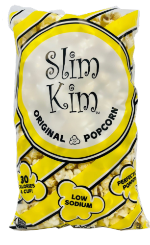 Slim Kim Plain Popcorn Perspective: front