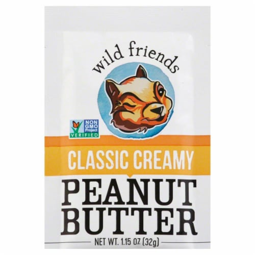 Wild Friends Classic Creamy Peanut Butter Packets Perspective: front