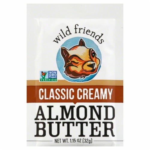 Wild Friends Classic Creamy Almond Butter Packets Perspective: front
