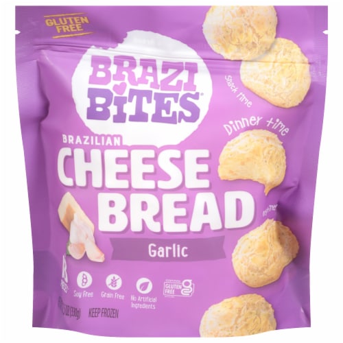 Brazi Bites Gluten Free Garlic Asiago Brazilian Cheese Bread