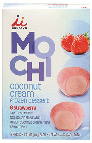 Imuraya Strawberry Mochi Perspective: front
