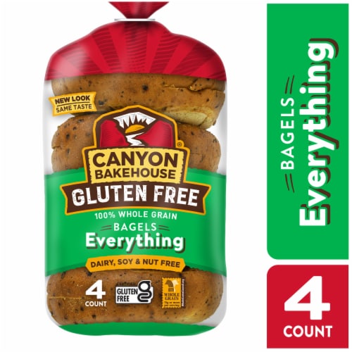 Canyon Bakehouse® Gluten Free Everything Bagels Perspective: front