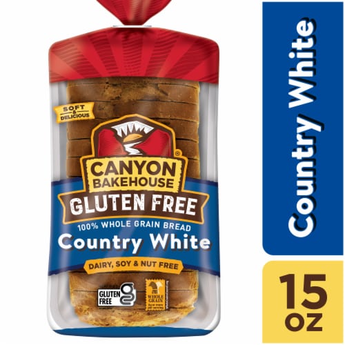 Canyon Bakehouse Country White Gluten Free 100% Whole Grain Sandwich Bread Fresh Perspective: front