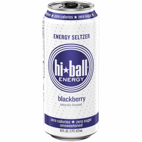 hi-ball Blackberry Sparkling Energy Water Perspective: front