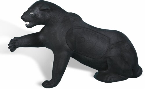 NEW Rinehart Targets Predator 3D Black Panther Archery Target - IBO Perspective: front