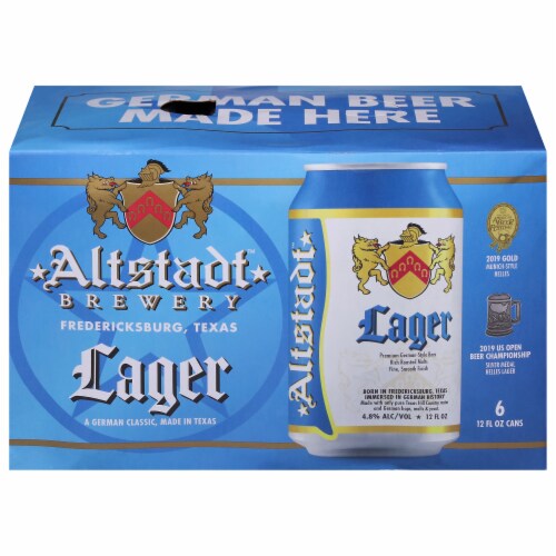 Altstadt Brewery™ Lager Beer Perspective: front