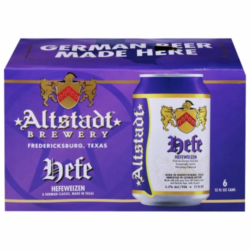 Altstadt Brewery Hefe German Style Beer Perspective: front