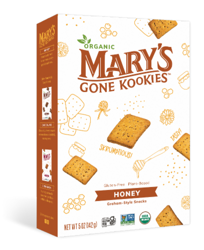 Mary's Gone Kookies™ Honey Graham Crackers Perspective: front