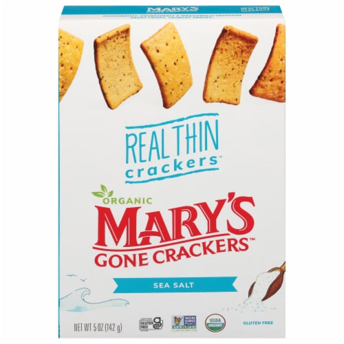 Mary's Gone Crackers™ Real Thin Crackers Organic Sea Salt Gluten Free Crackers Perspective: front