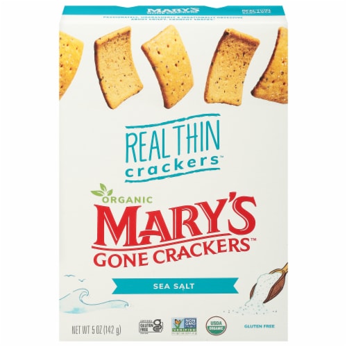 Mary's Gone Crackers™ Real Thin Crackers Organic Sea Salt Gluten Free Crackers Perspective: front