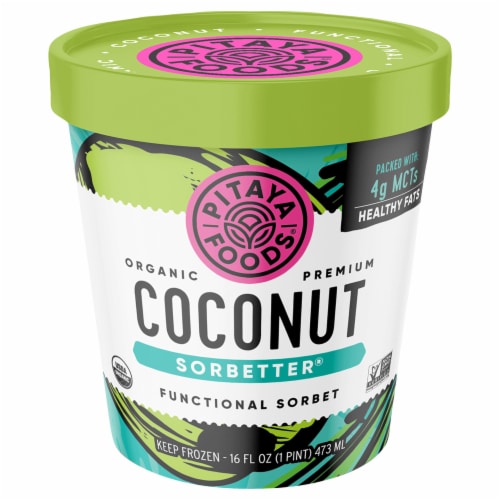Pitaya Foods® Organic Coconut Sorbetter® Perspective: front