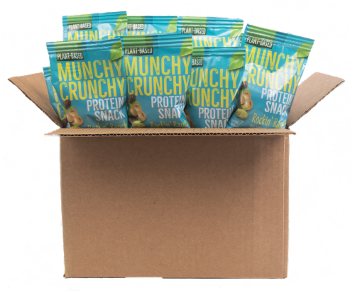 Rockin' Ranch 30-Packet Munchy Crunchy Protein Snack -Vegan Perspective: front