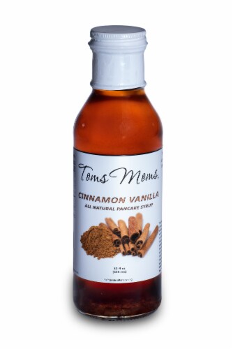 Toms Mom® Cinnamon Vanilla All Natural Pancake Syrup Perspective: front