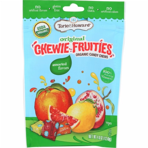 Torie & Howard Organic Assorted Flavors Candy Chewie Fruities