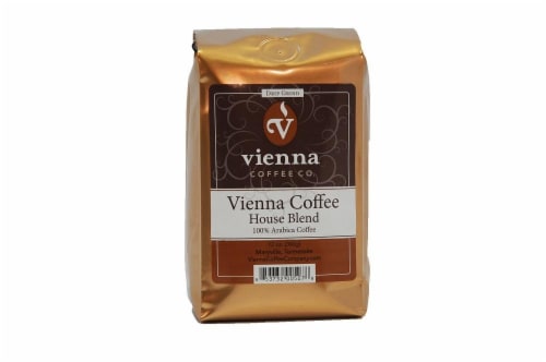 Vienna Company House Blend Medium Roast Ground Coffee Perspective: front