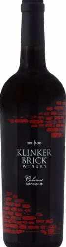 Klinker Brick Winery Cabernet Sauvignon Perspective: front