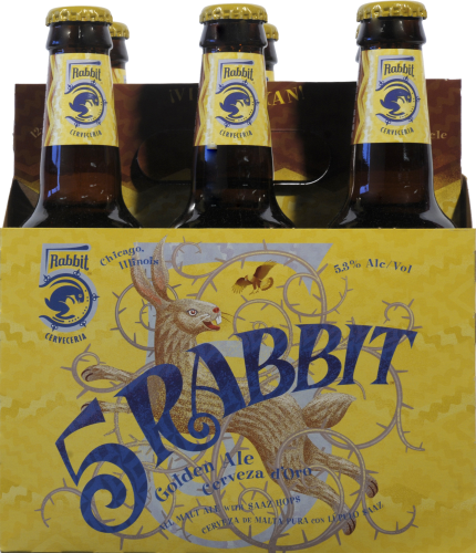5 Rabbit Golden Ale Perspective: front