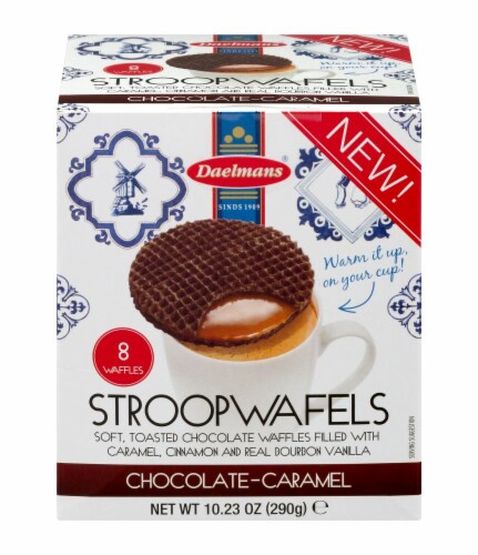 Daelmans Chocolate-Caramel Stroopwafels Perspective: front