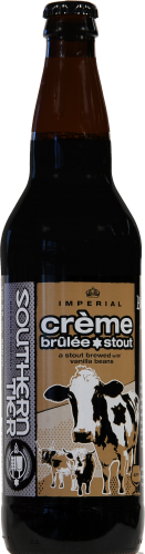 Southern Tier Brewing Company Creme Brulee Stout Perspective: front