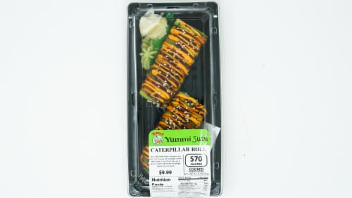Caterpillar Sushi Roll (Available 11:00 am - 7:00 pm) Perspective: front
