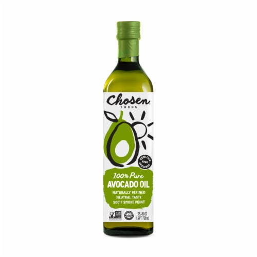 Chosen Foods 100% Pure Avocado Oil All-Purpose Cooking Oil Perspective: front