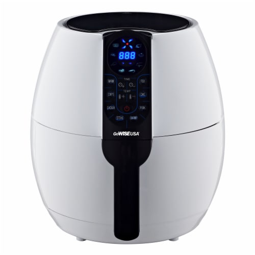 GoWISE USA 3.7-Quart Programmable Air Fryer, White, 3.7 Qt - Pay