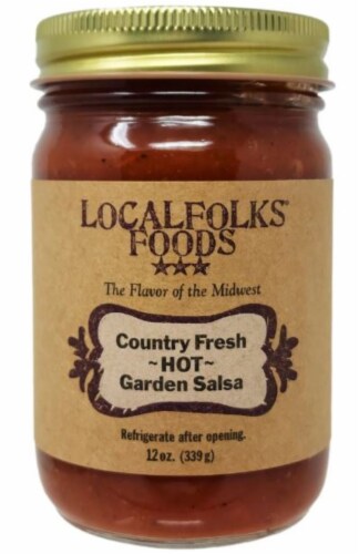 Local Folks Foods® Country Fresh Hot Garden Salsa Perspective: front