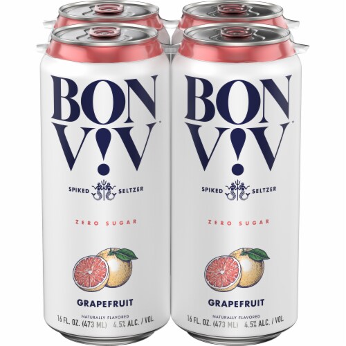 Bon & Viv Grapefruit Spiked Seltzer Perspective: front