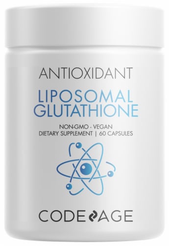 Codeage Liposomal Glutathione Supplement Perspective: front