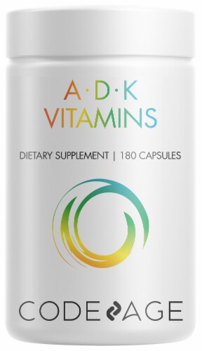 Codeage ADK Vitamins Non-GMO Multivitamin Capsules Perspective: front