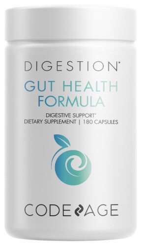 Codeage Gut Health Formula Digestive Support Capsules Perspective: front