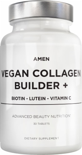 Codeage Amen Vegan Collagen Builder Advanced Beauty Nutrition Dietary Supplement Perspective: front