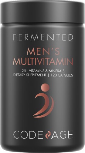 Codeage Fermented Men's Vegan Multivitamin Perspective: front
