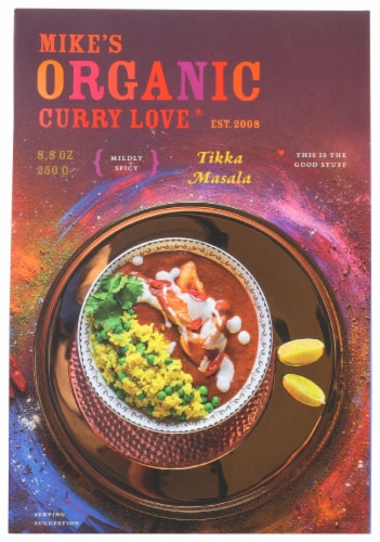 Curry Love Organic Mildly Spicy Tikki Masala Sauce Perspective: front