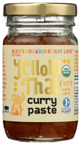 Mike's Organic Foods Yellow Thai Curry Paste Perspective: front
