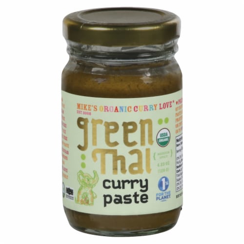 Mike's Organic Green Thai Curry Paste Perspective: front