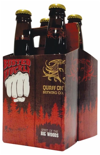 Quaff On Brewing Co. Busted Knuckle Ale Perspective: front