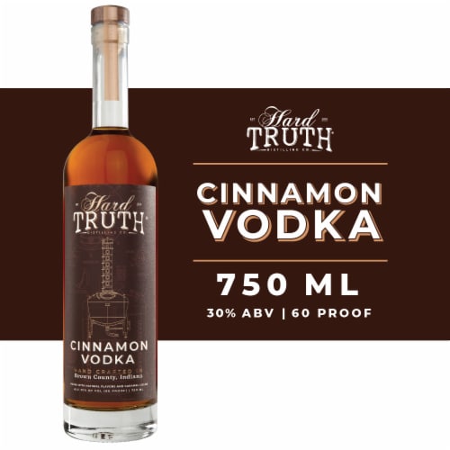 Hard Truth Cinnamon Flavored Vodka Perspective: front