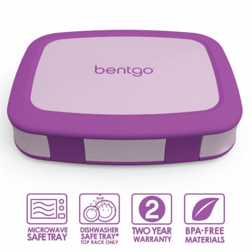 Bentgo Kids Leakproof Children's Lunch Box, Purple