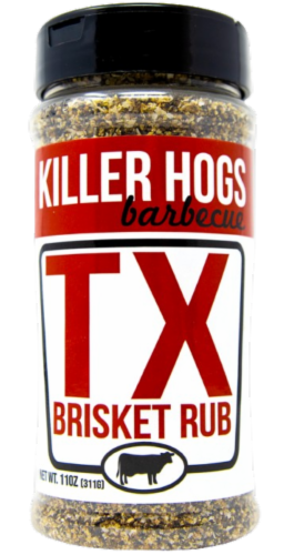 Killer Hogs Barbecue TX Brisket Rub Perspective: front