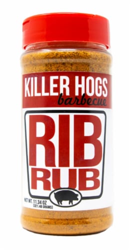 Killer Hogs Barbecue Rib Rub Perspective: front