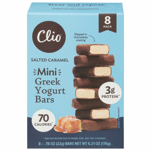 Clio® Salted Caramel Greek Yogurt Mini Bars